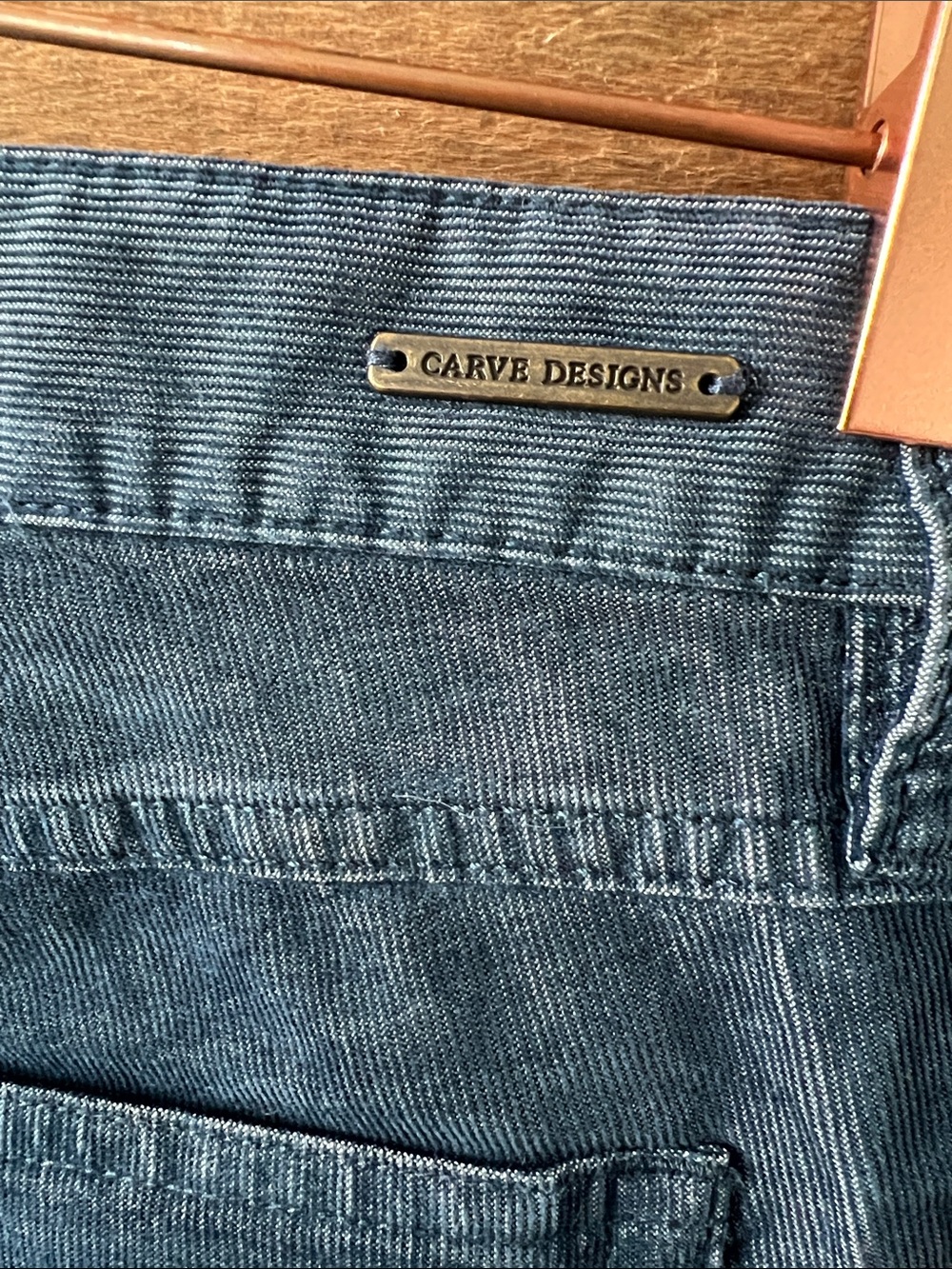 Carve Designs Women's Oahu Shorts 10" in Vintage Blue Size 4 - Picture 6 of 8
